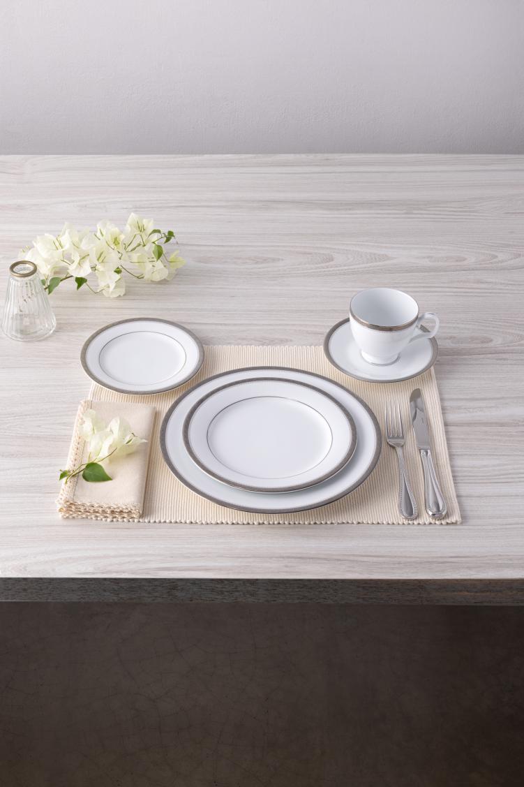 Noritake Charlotta Platinum Salad Plate 21cm