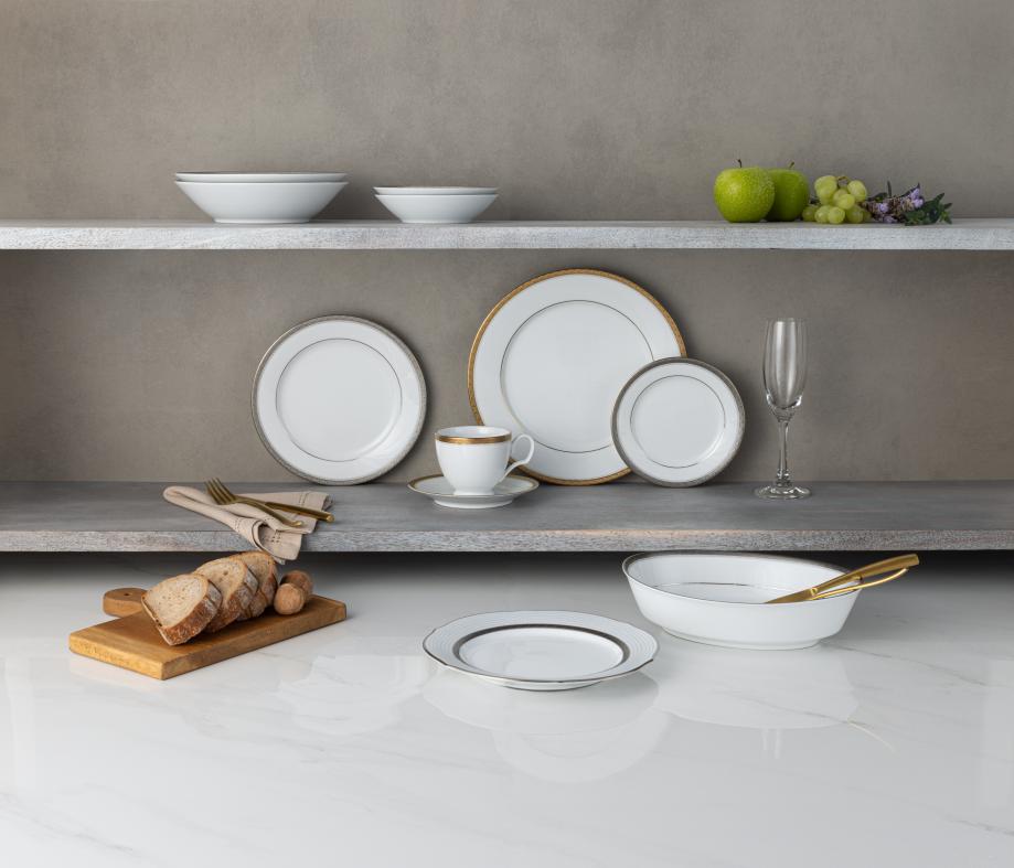 Noritake Charlotta Gold Soup bowl 19cm