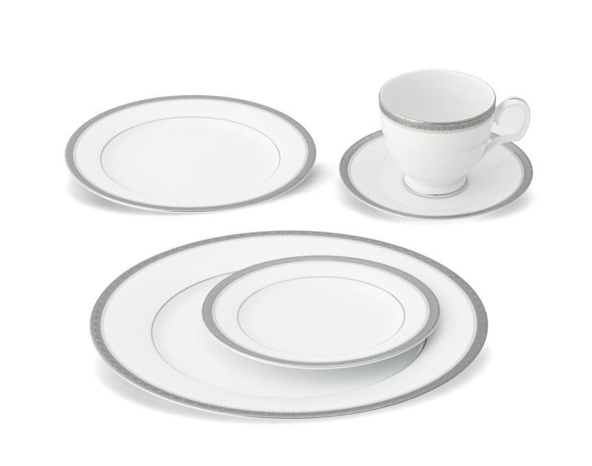 Noritake Charlotta Platinum Tea saucer