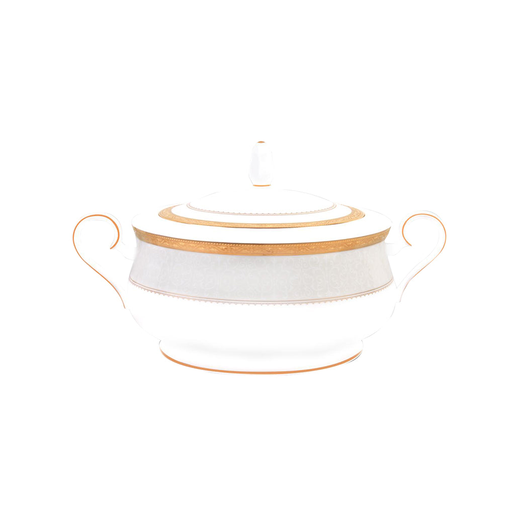 Noritake Odessa Gold Covered Vegetable Dish 1.8L