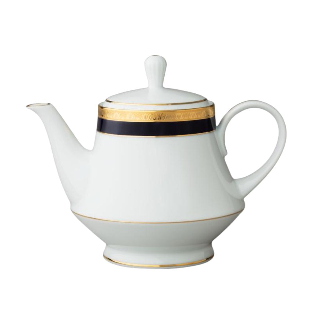 Noritake Legacy Cobalt Gold Tea Pot