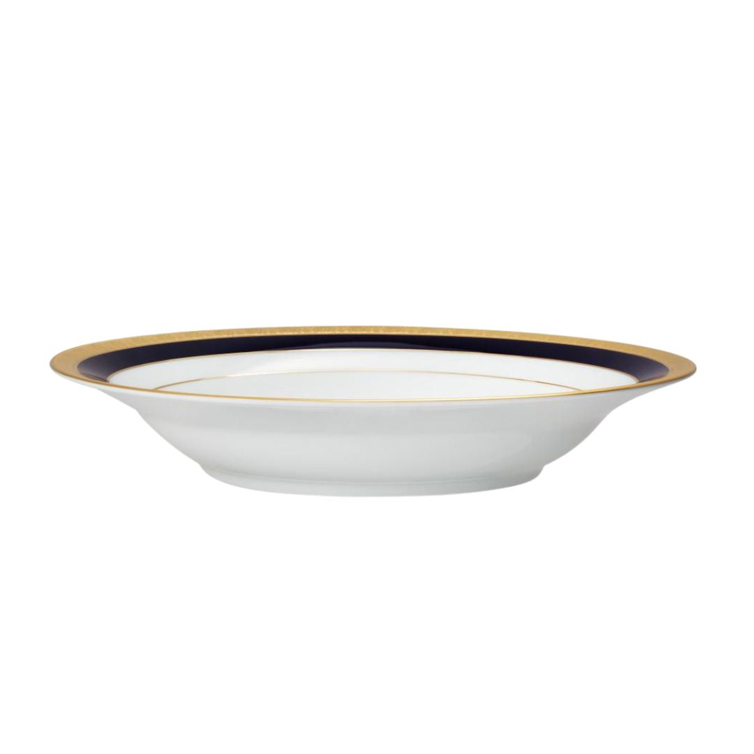 Noritake Legacy Cobalt Gold Rimmed Soup