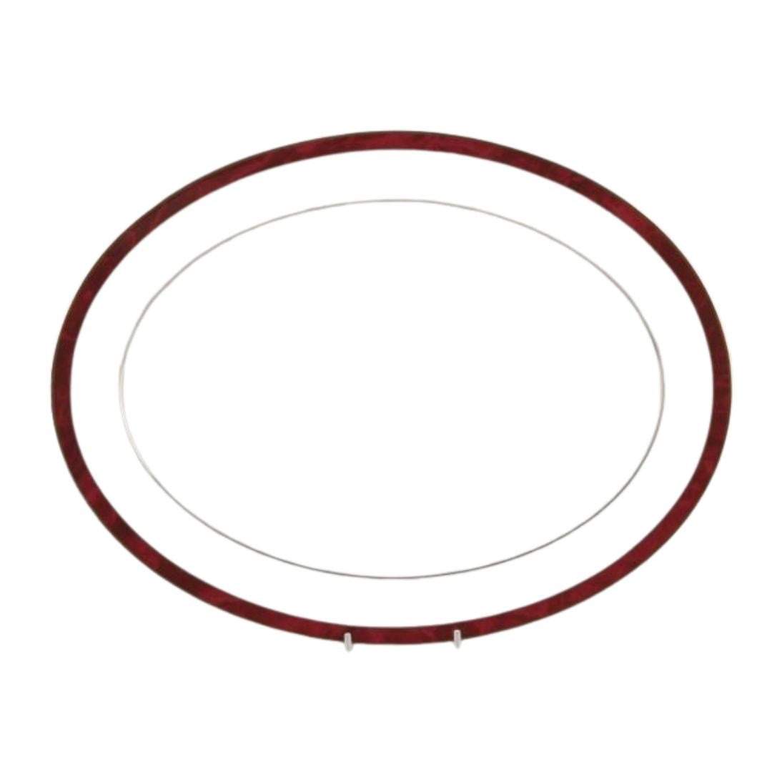 Noritake Marble Red Oval Platter Medium 34.5cm