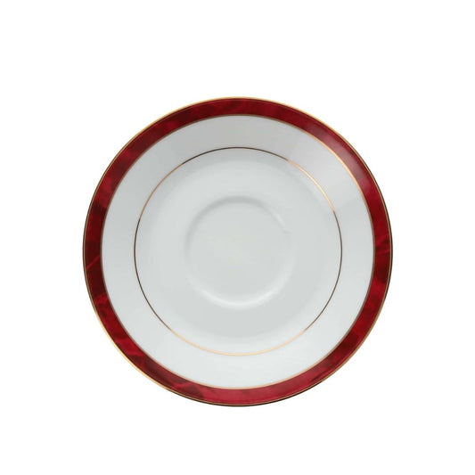 Noritake Marble Red Tea Saucer