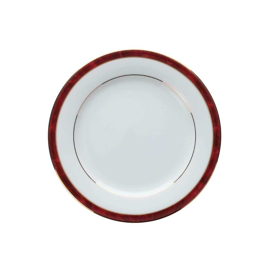Noritake Marble Red Salad Plate 21.1cm