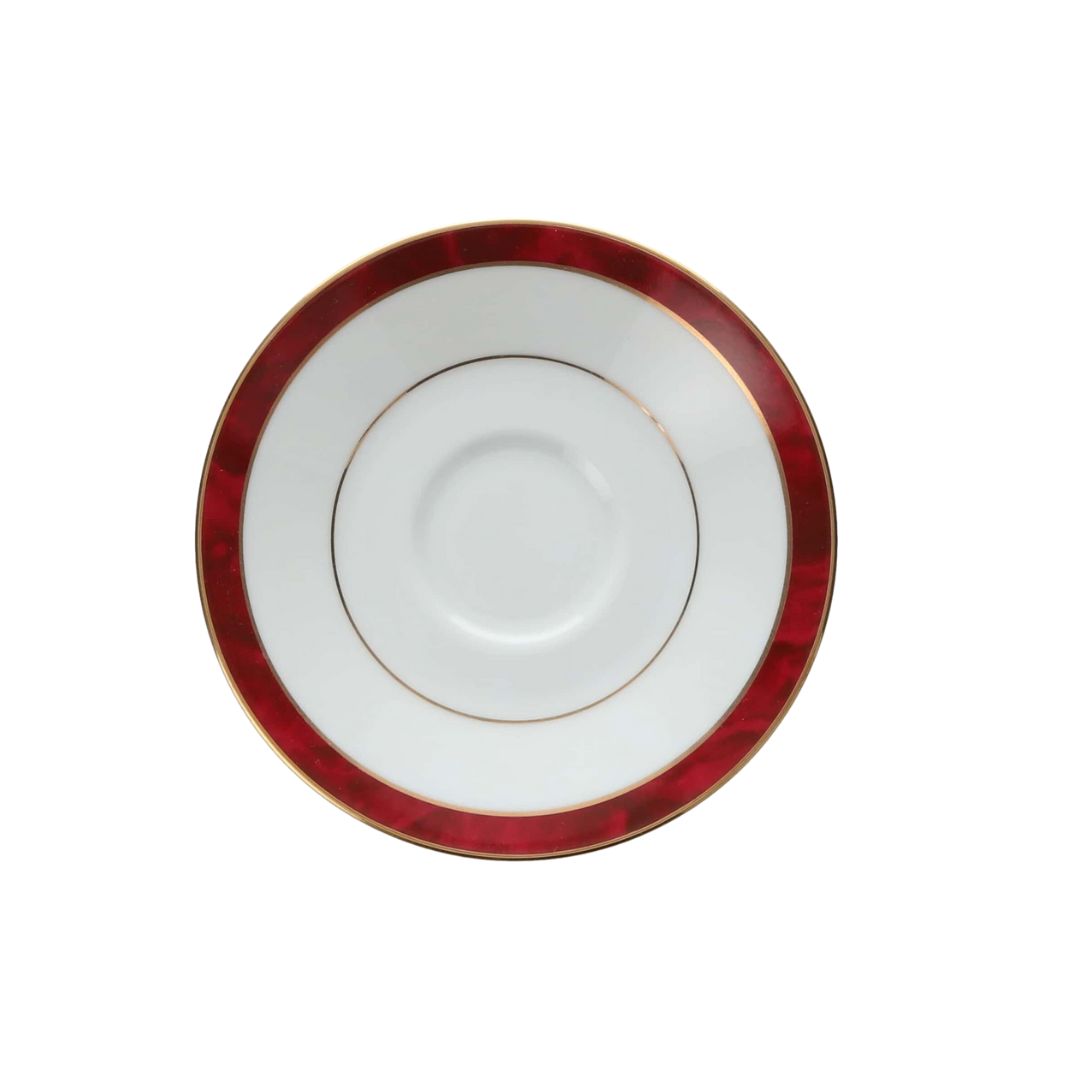 Noritake Marble Red AD Coffee Saucer
