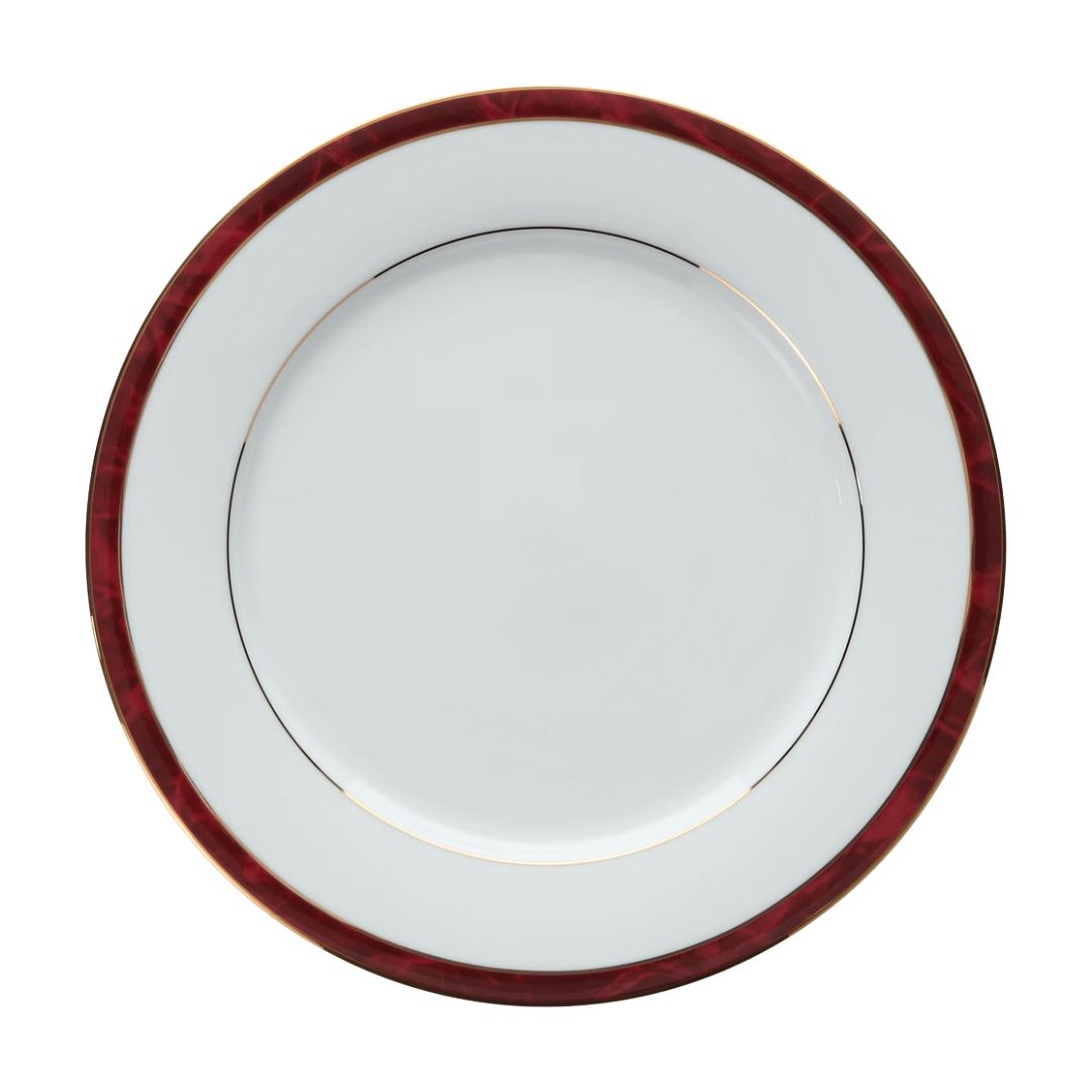 Noritake Marble Red Dinner Plate