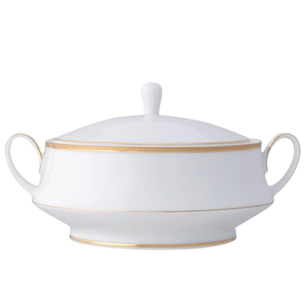 Noritake Toorak Gold Covered Vegetable Dish