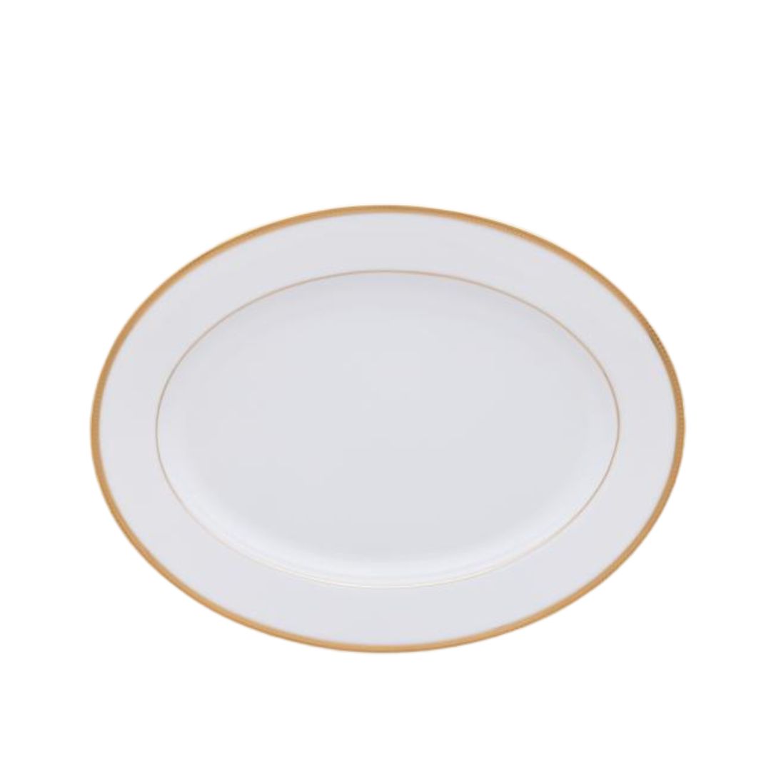Noritake Toorak Gold Oval Platter 35cm Medium