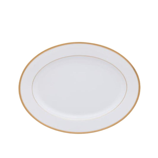Noritake Toorak Gold Oval Platter 35cm Medium