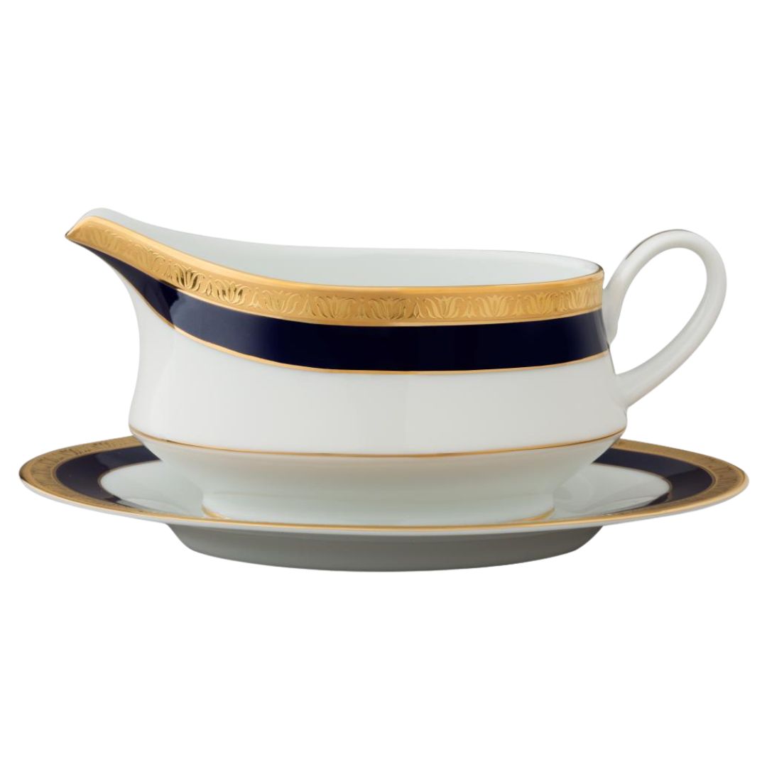 Noritake Legacy Cobalt Gold Gravy Boat ONLY
