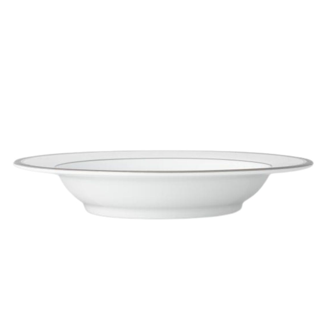 Noritake Charlotta Platinum Rimmed Soup 22.5cm