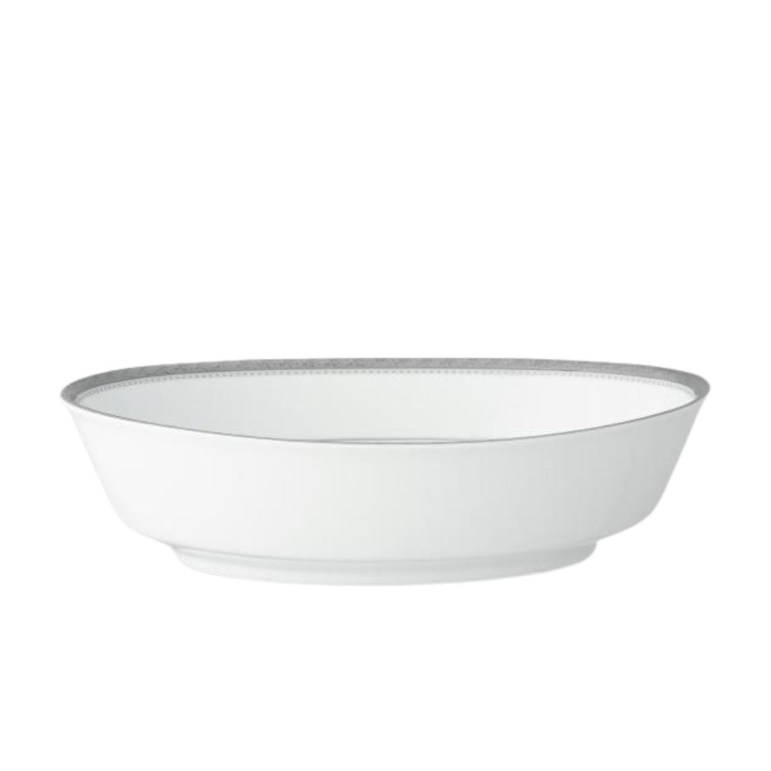 Noritake Charlotta Platinum Oval Vegetable dish
