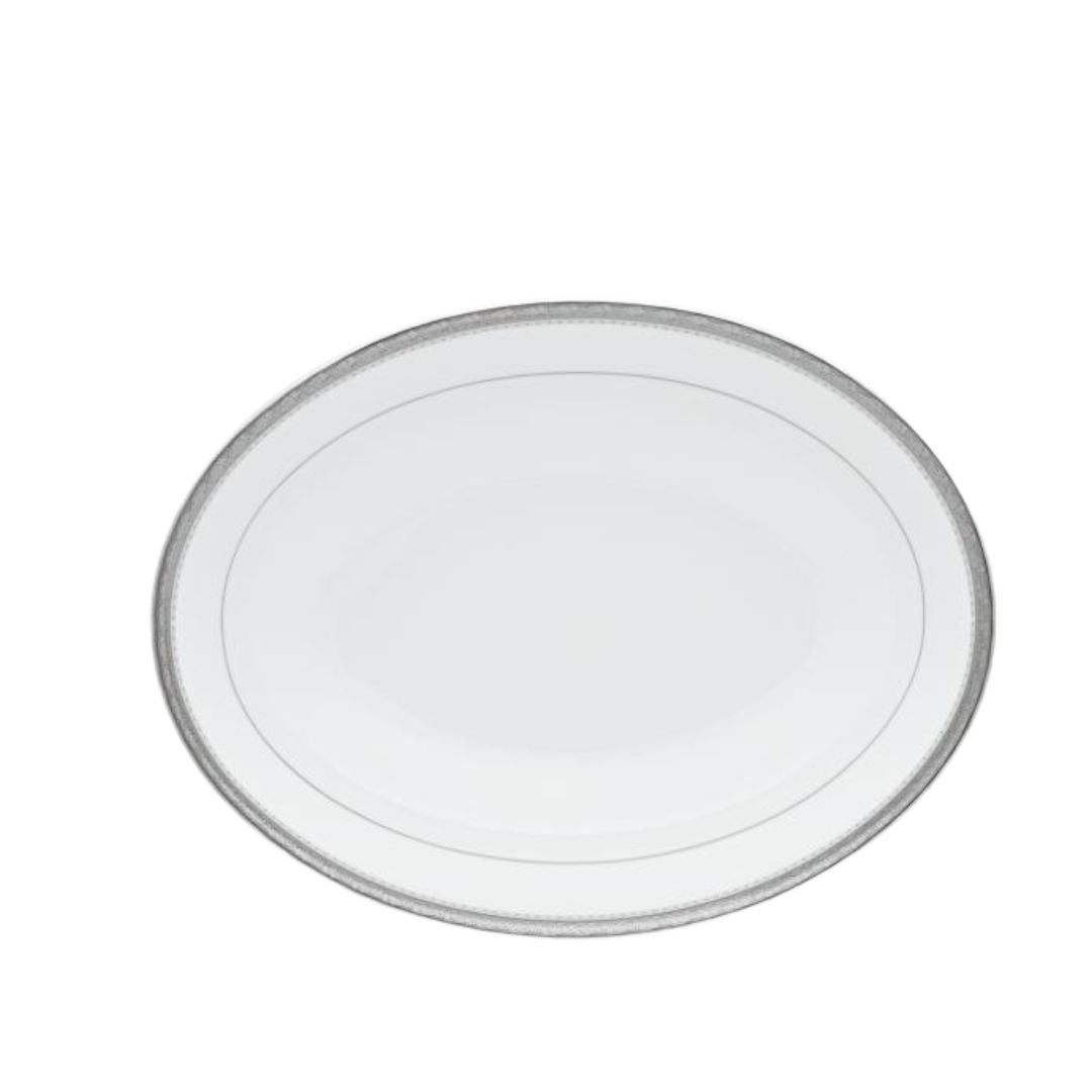 Noritake Charlotta Platinum Oval Vegetable dish
