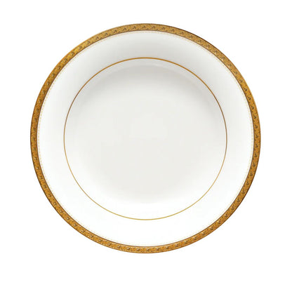 Noritake Charlotta Gold Rimmed Soup 22.5cm