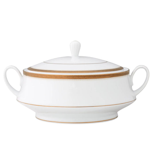 Noritake Charlotta Gold Covered Vegetable dish