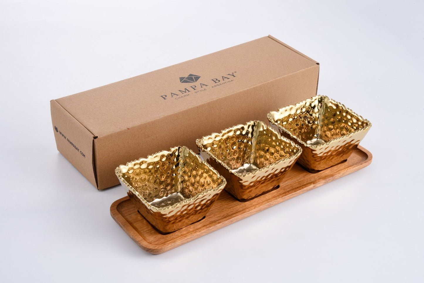 Pampa Bay Golden Millenium Entertaining Set - 4 pc