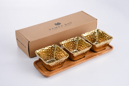 Pampa Bay Golden Millenium Entertaining Set - 4 pc