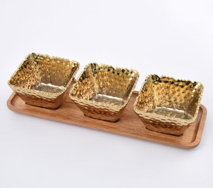 Pampa Bay Golden Millenium Entertaining Set - 4 pc