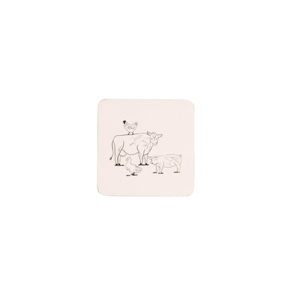 Woodbury Lane Coasters Animals Set of 4