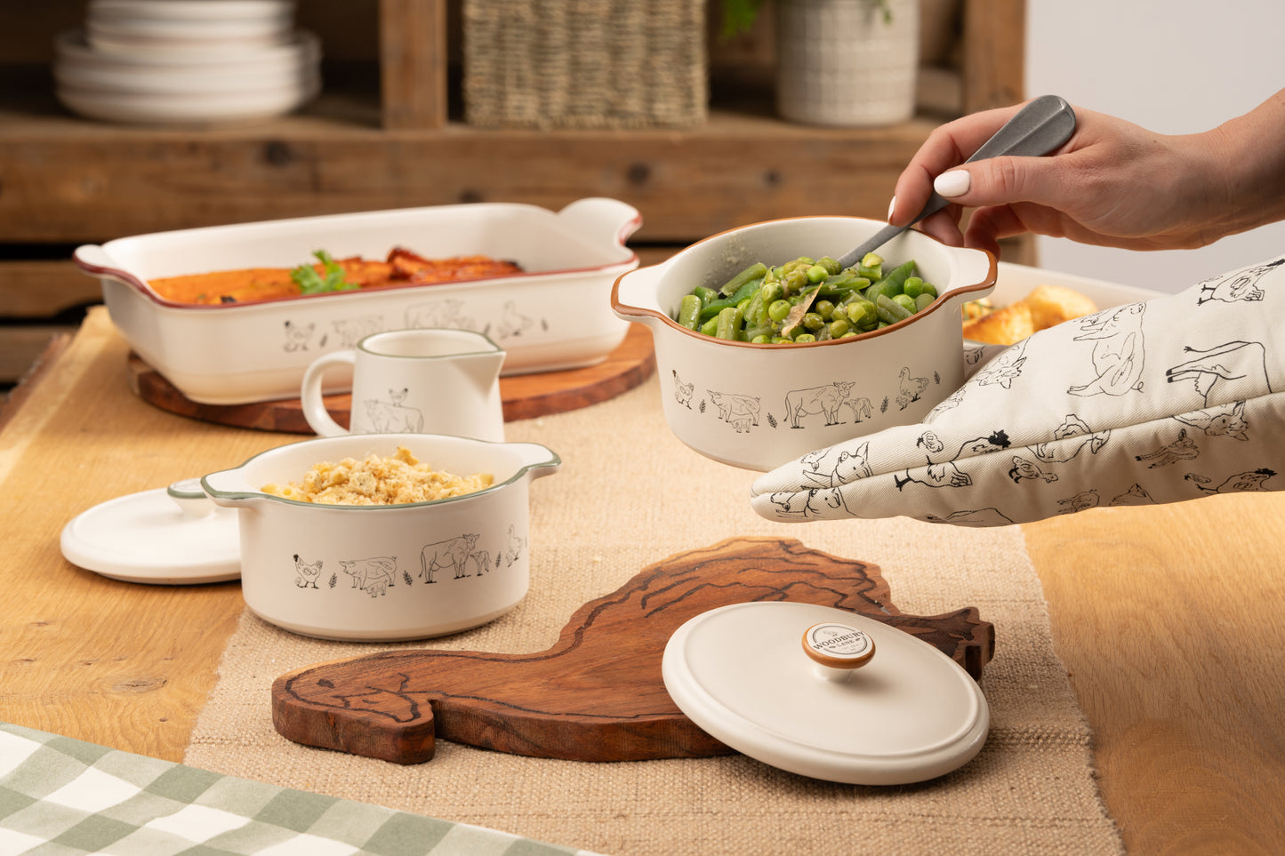 Woodbury Lane Mini Casserole Dishes Set of 2