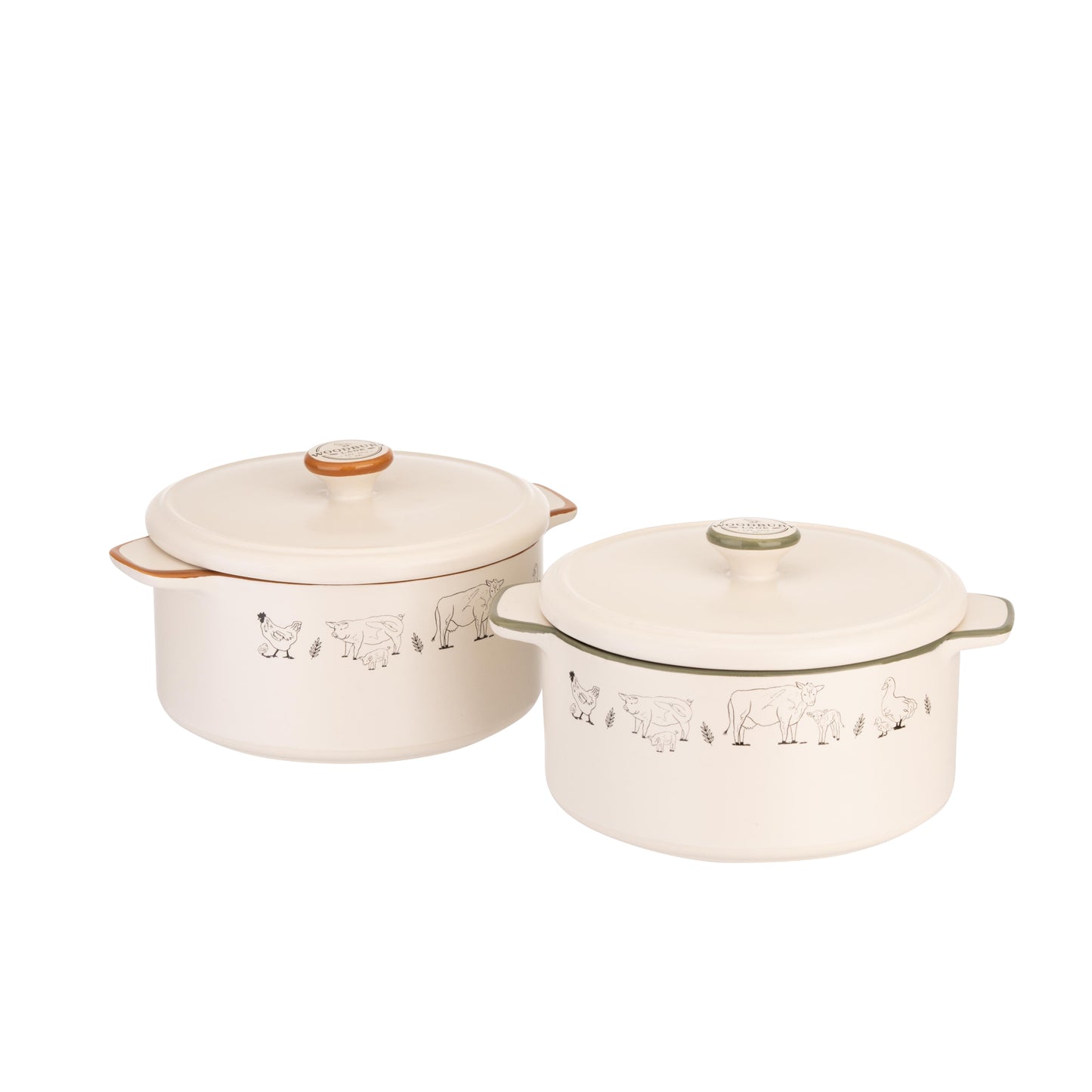 Woodbury Lane Mini Casserole Dishes Set of 2