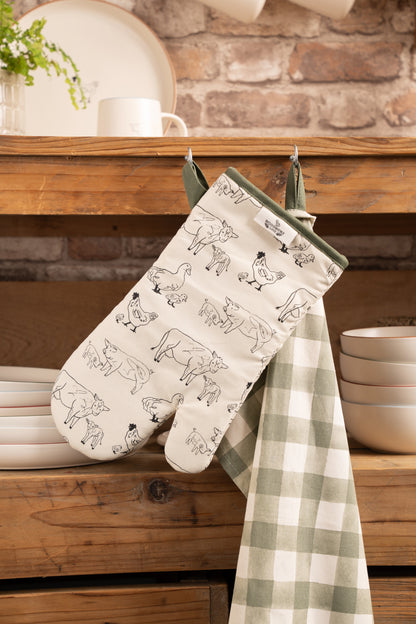 Woodbury Lane Oven Mitt Animals
