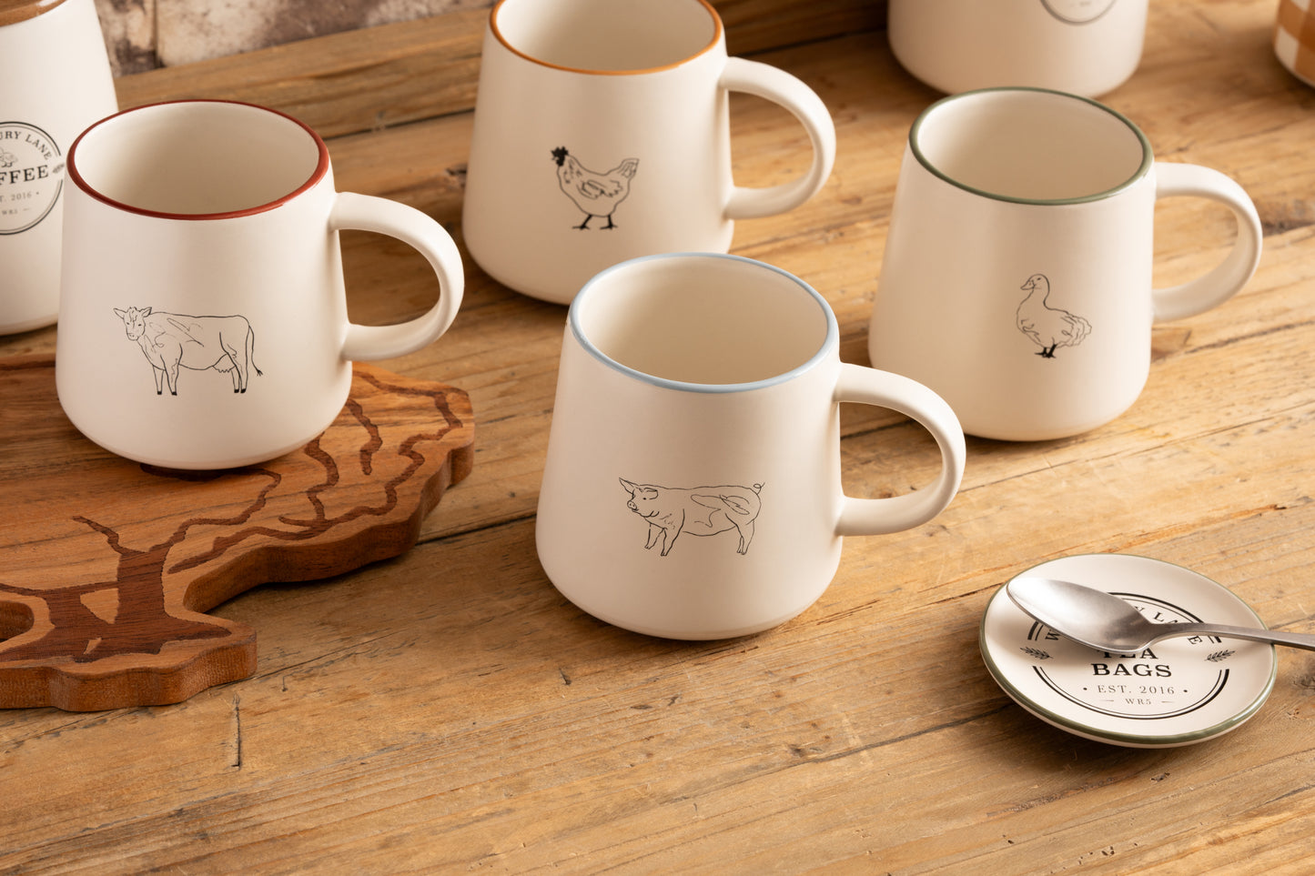 Woodbury Lane Pig Mug