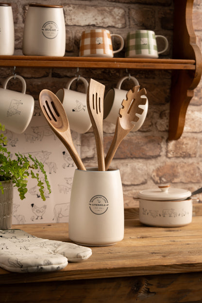 Woodbury Lane Utensil Jar