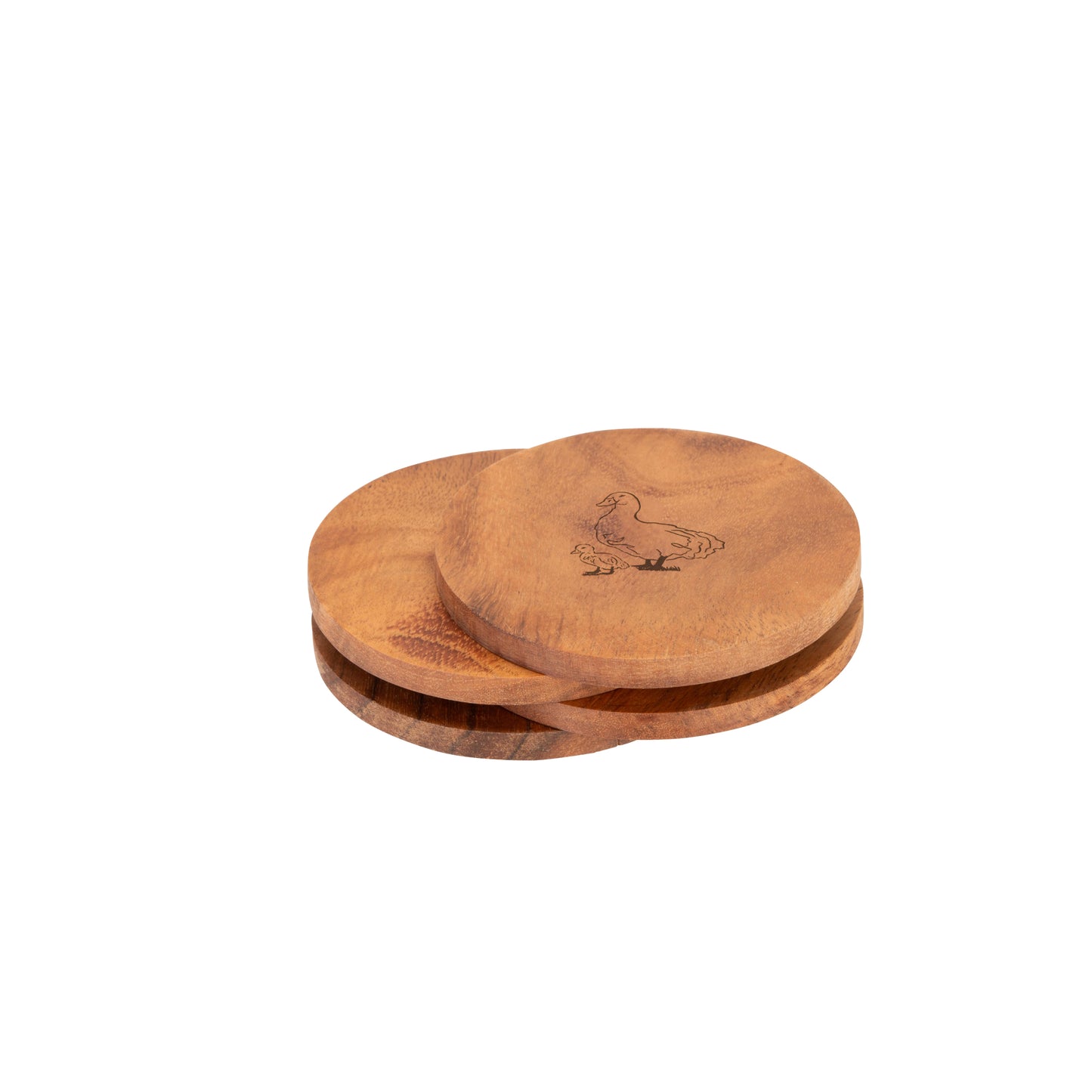Woodbury Lane Wooden Coasters Set of 4