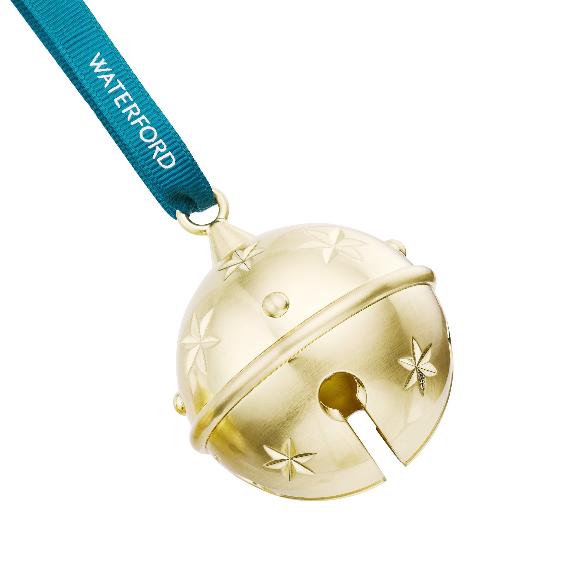Waterford Christmas Metal Bell Golden Ornament-Goviers