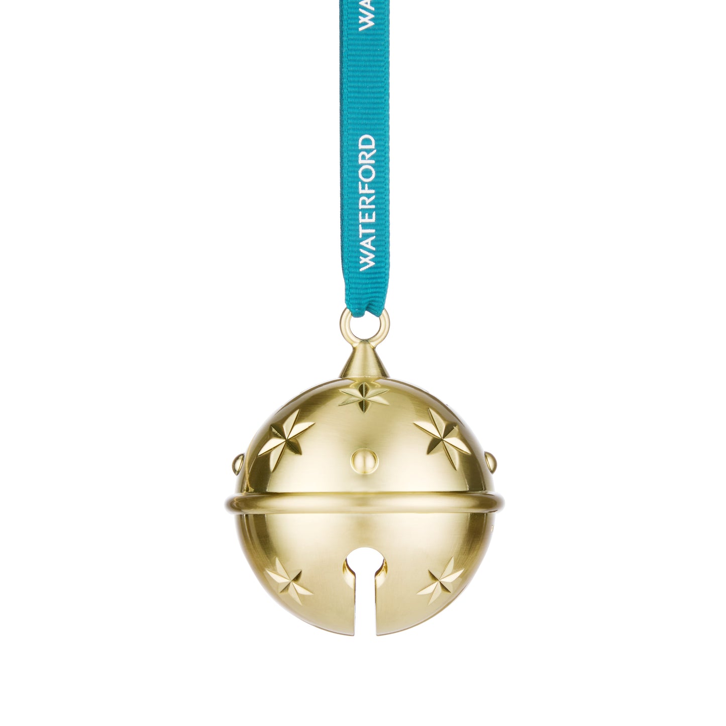 Waterford Christmas Metal Bell Golden Ornament-Goviers