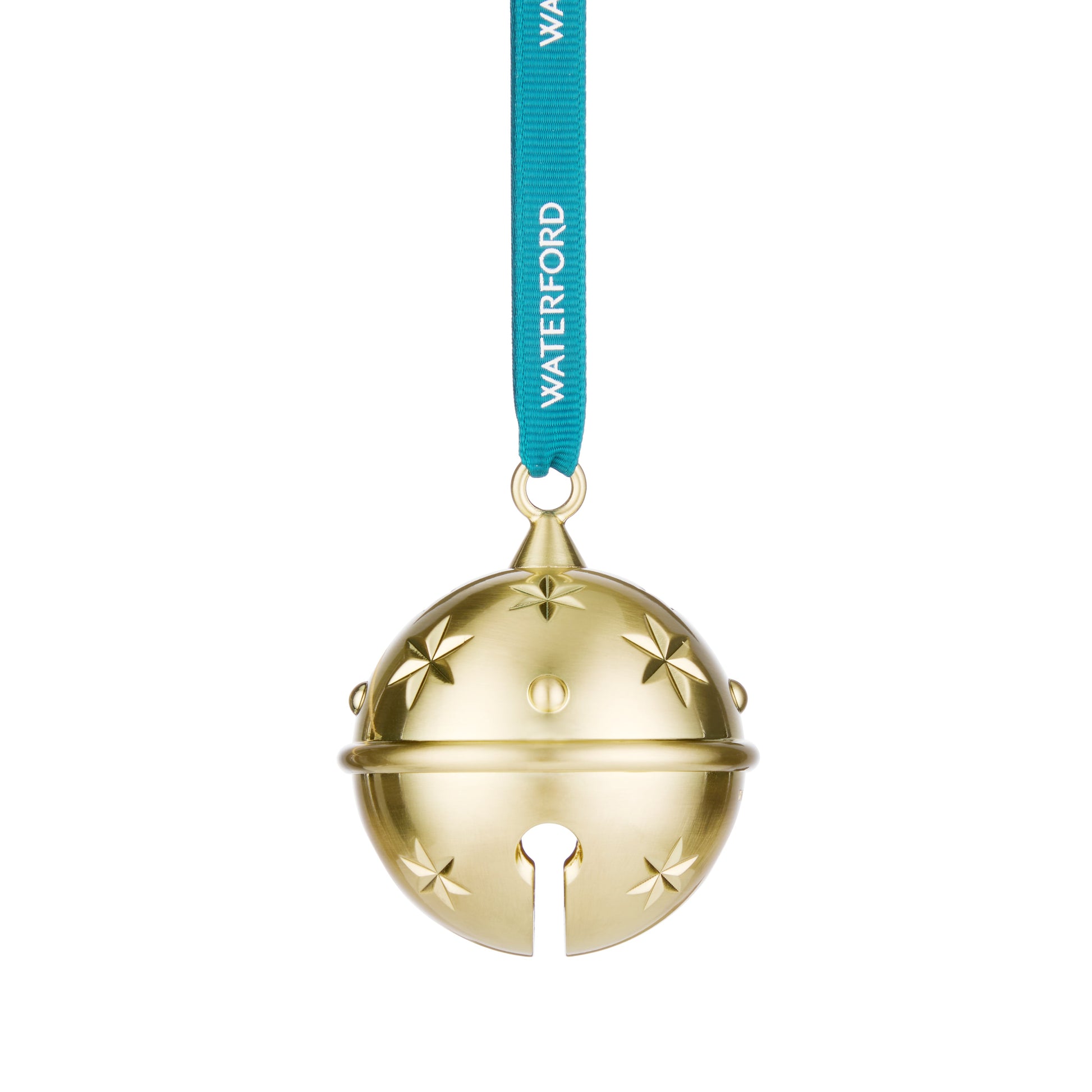 Waterford Christmas Metal Bell Golden Ornament-Goviers