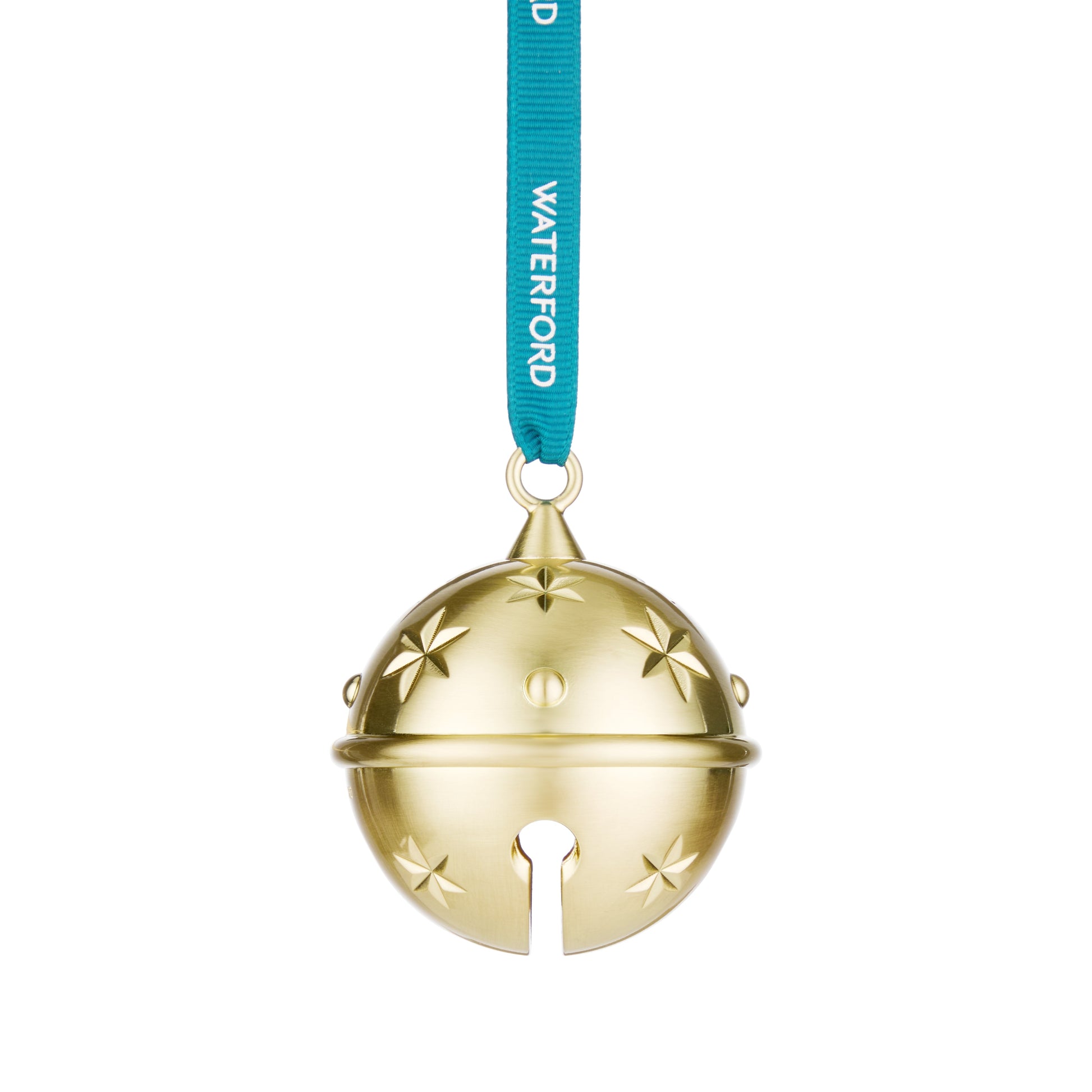 Waterford Christmas Metal Bell Golden Ornament-Goviers