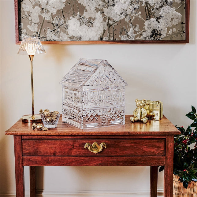 Waterford Christmas Metal Standing Golden Teddy-Goviers