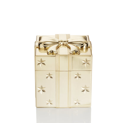 Waterford Christmas Metal Golden Present Box-Goviers