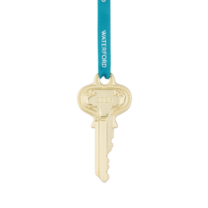 Waterford Christmas Metal Key Golden Ornament 2026-Goviers