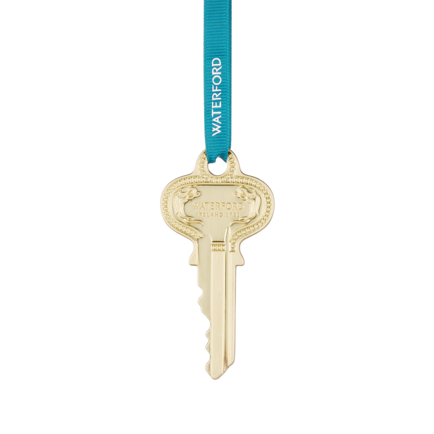 Waterford Christmas Metal Key Golden Ornament 2026-Goviers