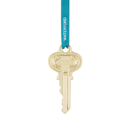 Waterford Christmas Metal Key Golden Ornament 2026-Goviers