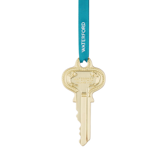 Waterford Christmas Metal Key Golden Ornament 2026-Goviers