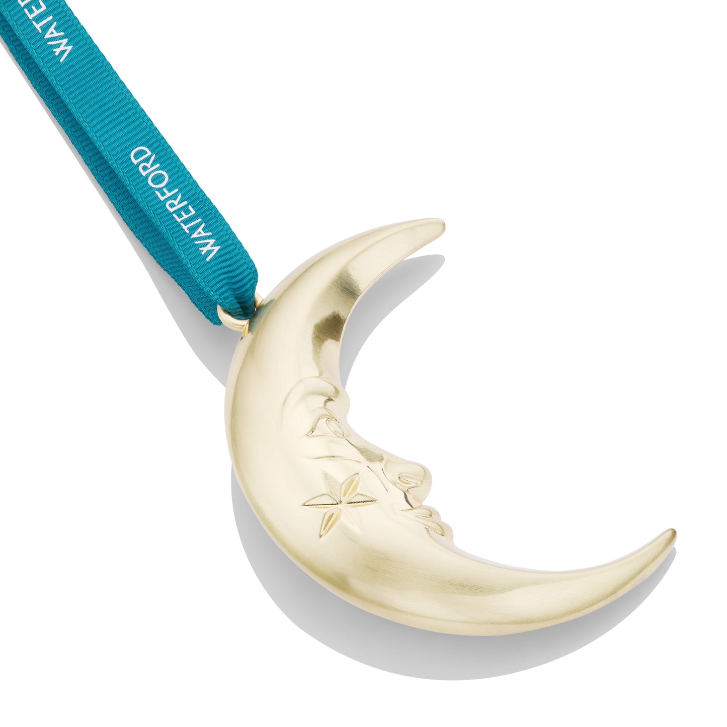 Waterford Christmas Metal Moon Golden Ornament-Goviers