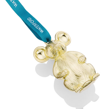 Waterford Christmas Metal Mouse Golden Ornament-Goviers