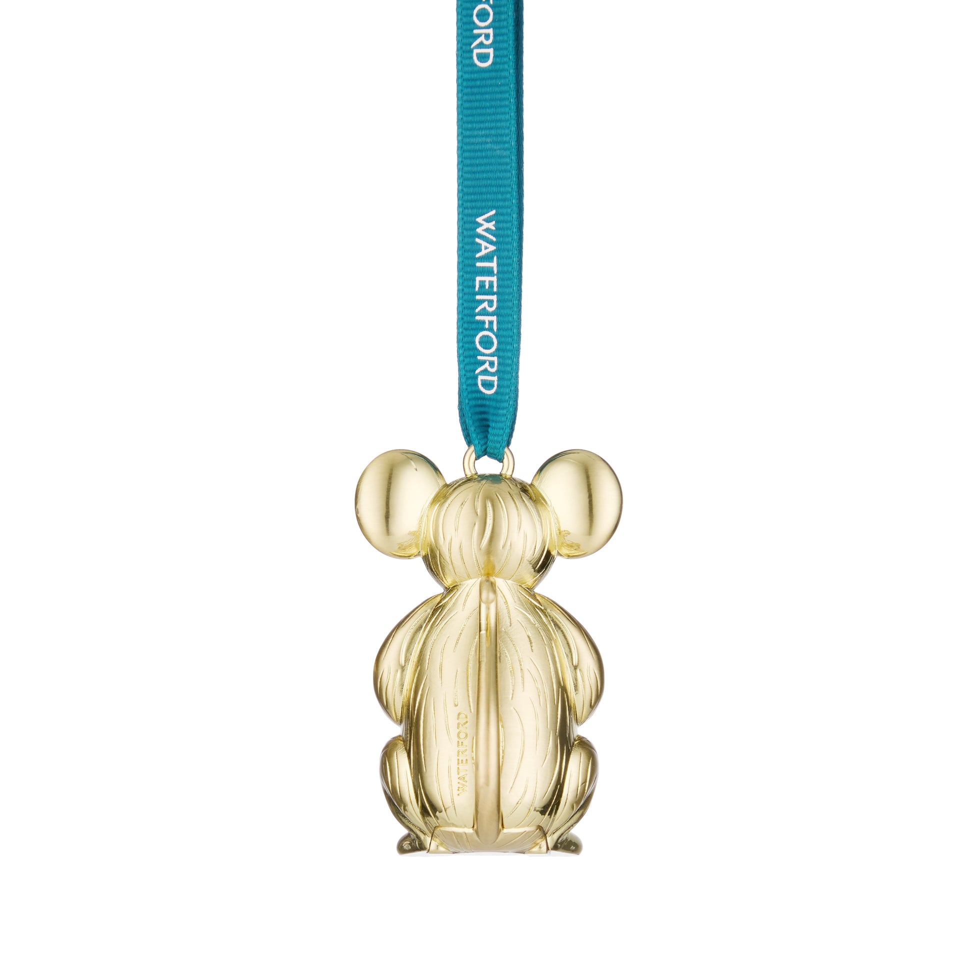 Waterford Christmas Metal Mouse Golden Ornament-Goviers