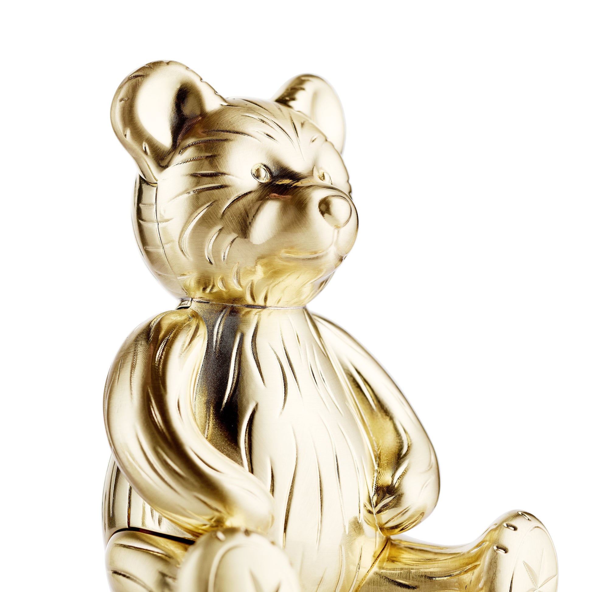 Waterford Christmas Metal Standing Golden Teddy-Goviers