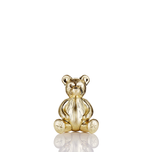 Waterford Christmas Metal Standing Golden Teddy-Goviers