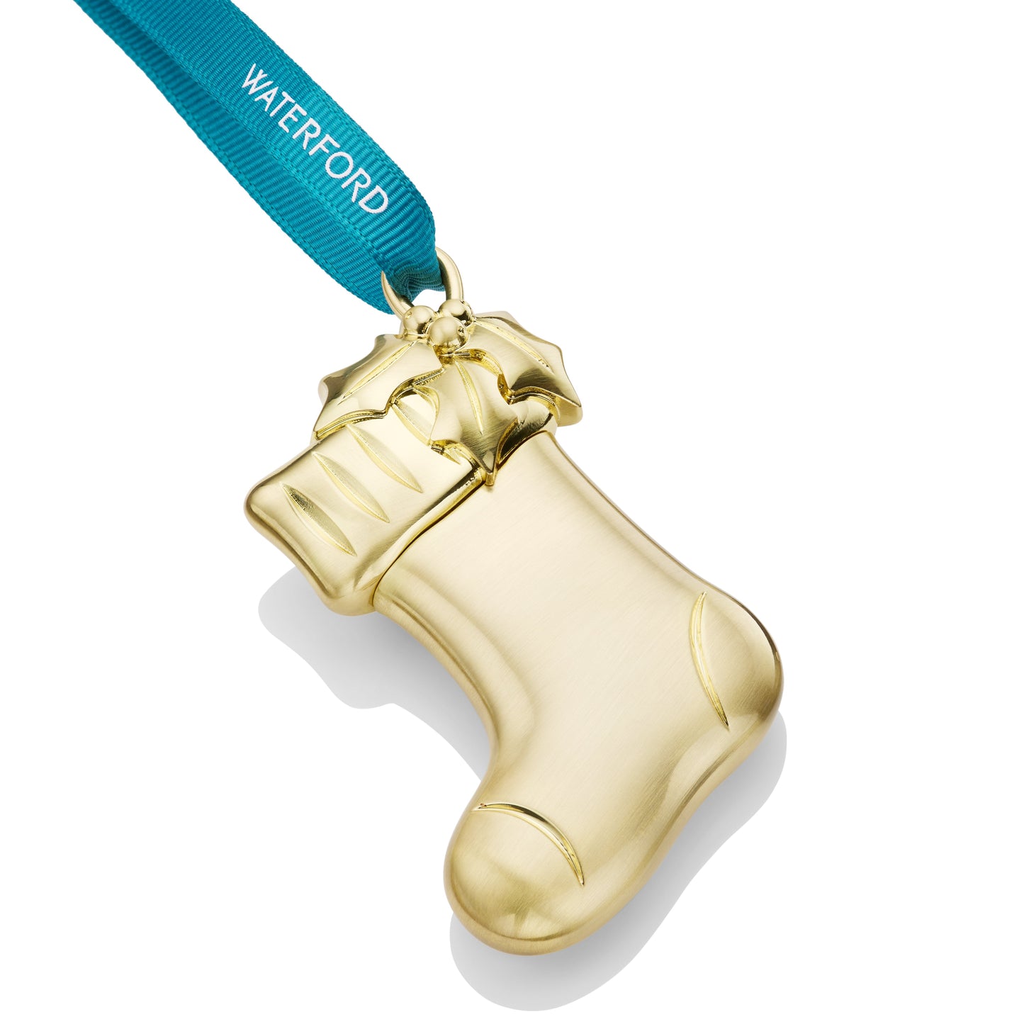 Waterford Christmas Metal Stocking Golden Ornament-Goviers