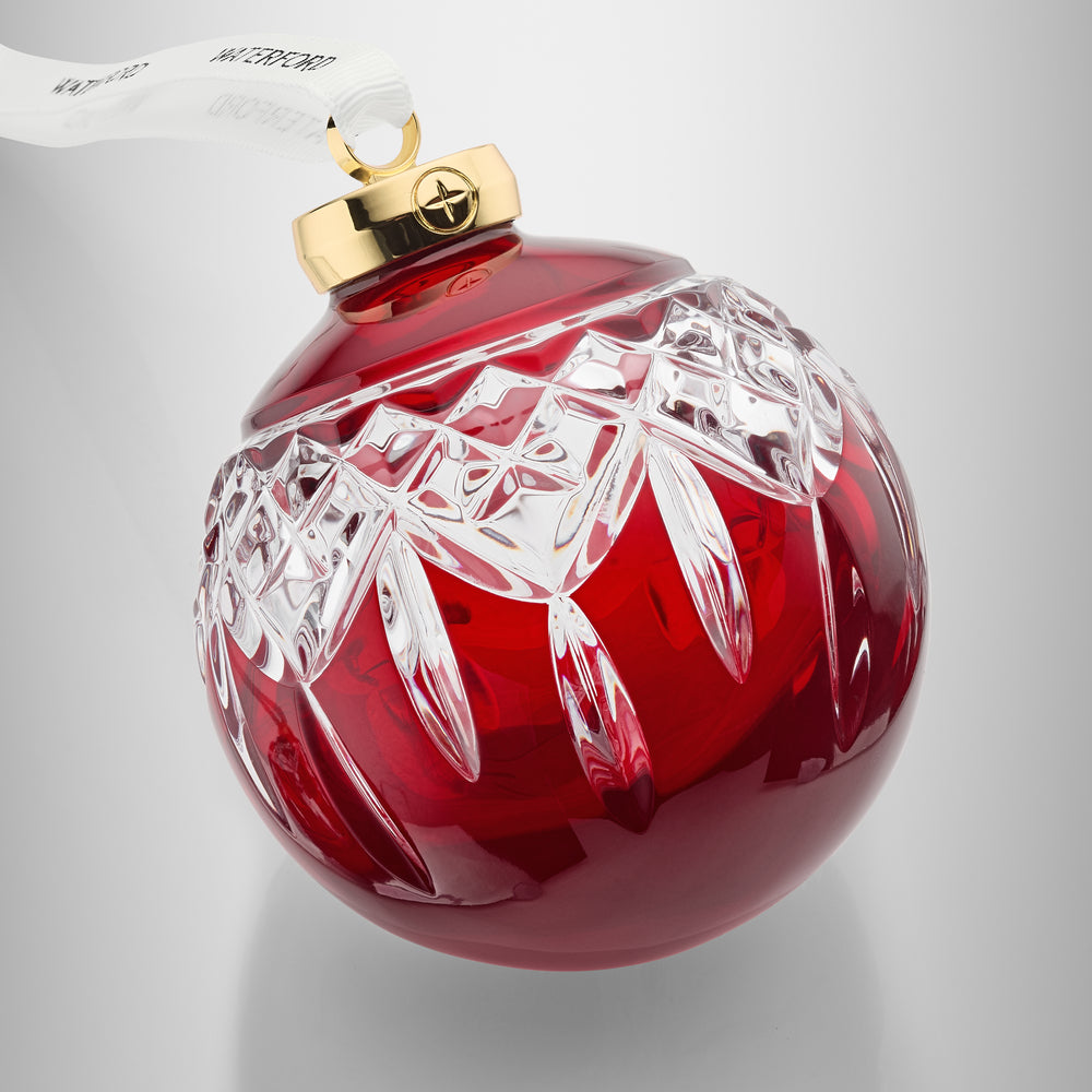 Waterford Lismore Bauble Red-Goviers