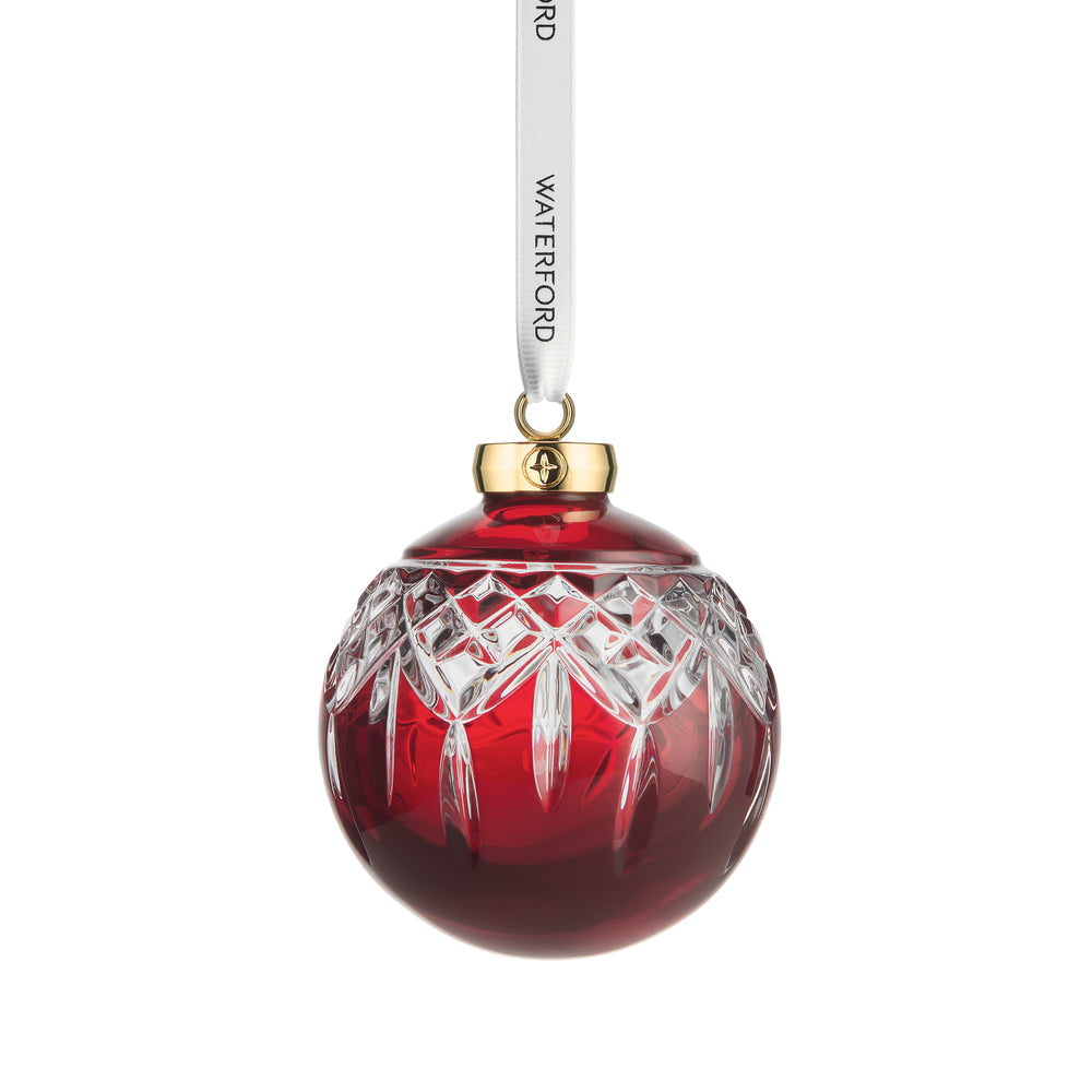 Waterford Lismore Bauble Red