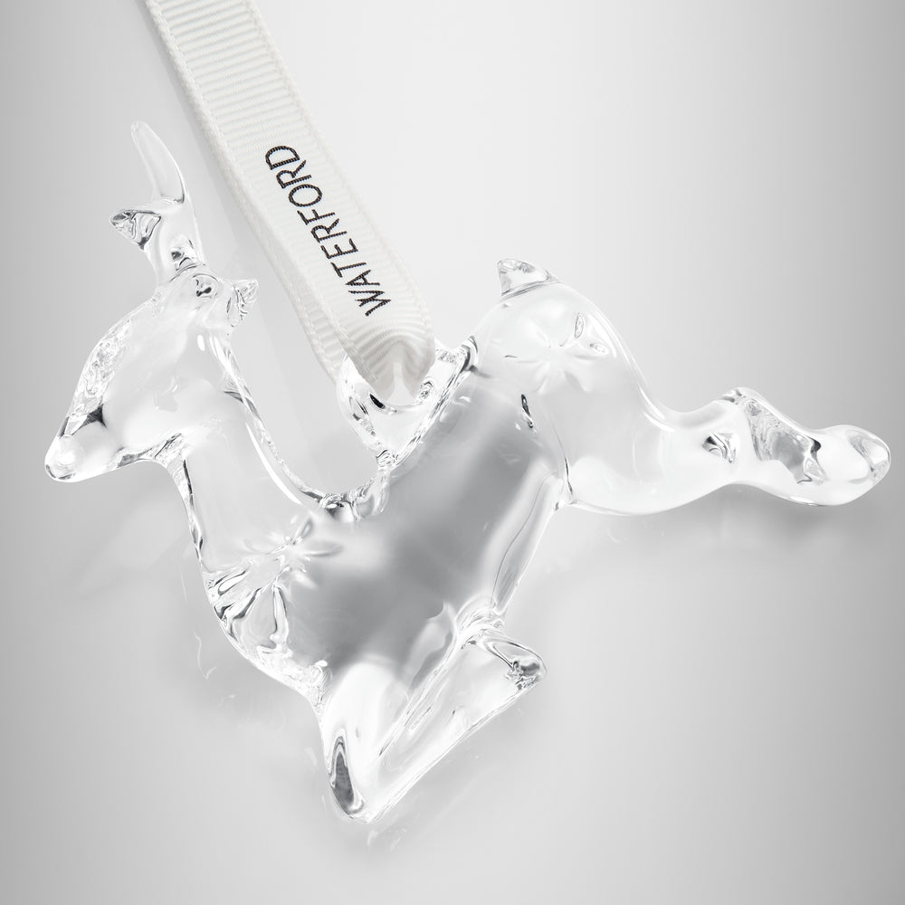 Waterford Mini Reindeer Ornament-Goviers