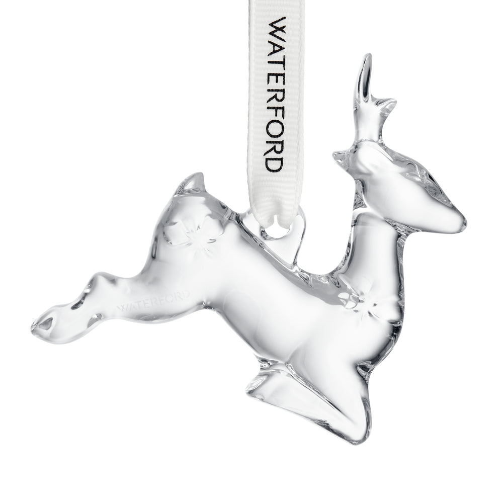 Waterford Mini Reindeer Ornament-Goviers